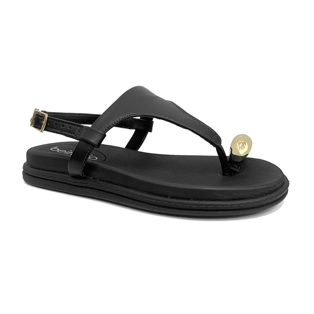 Sandália Beira Rio Papete Birken 8513.099 Preto