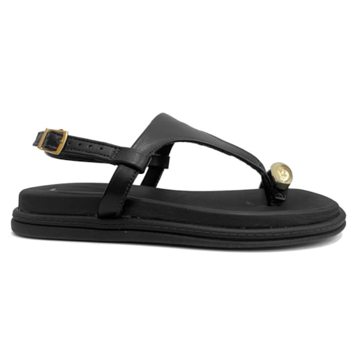 Detalhe - Sandália Beira Rio Papete Birken 8513.099 Preto