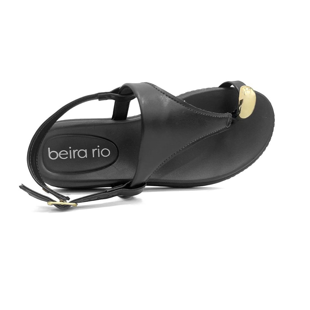 Sandália Beira Rio Papete Birken 8513.099 Preto Sandália Beira Rio Papete Birken 8513.099 Preto