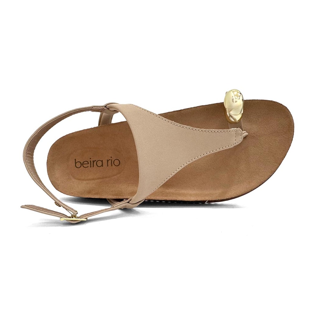 Sándalia Beira Rio Papete Birken 8524.109 Bege