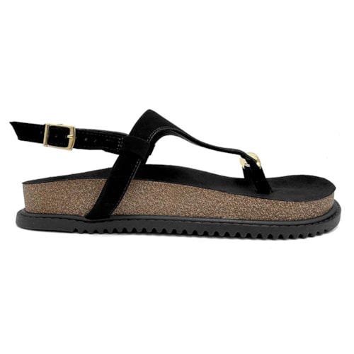 Detalhe - Sándalia Beira Rio Papete Birken 8524.109 Preto