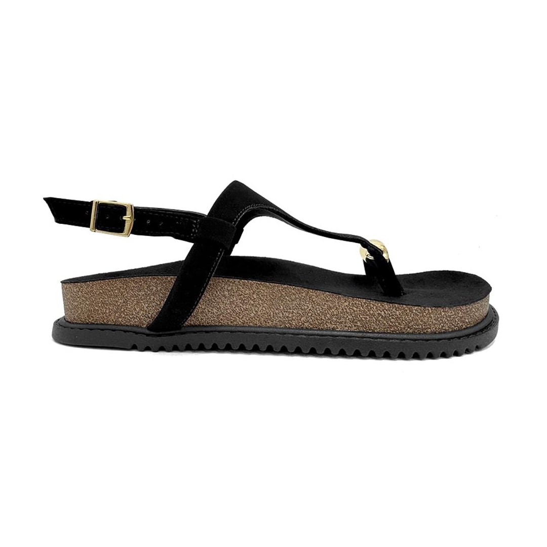 Sándalia Beira Rio Papete Birken 8524.109 Preto