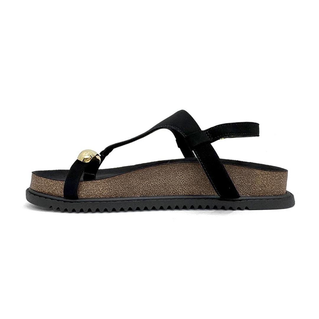 Sándalia Beira Rio Papete Birken 8524.109 Preto