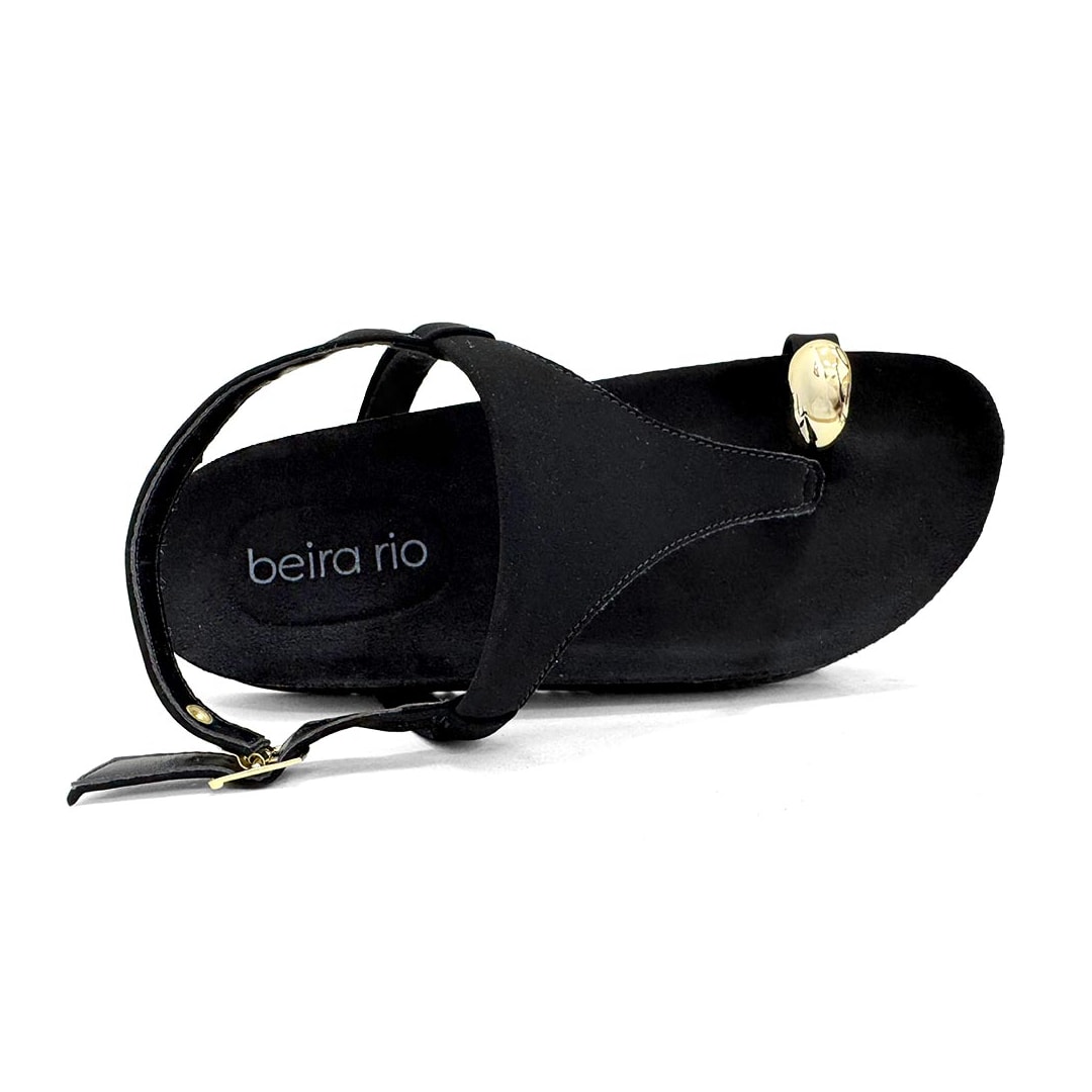 Sándalia Beira Rio Papete Birken 8524.109 Preto