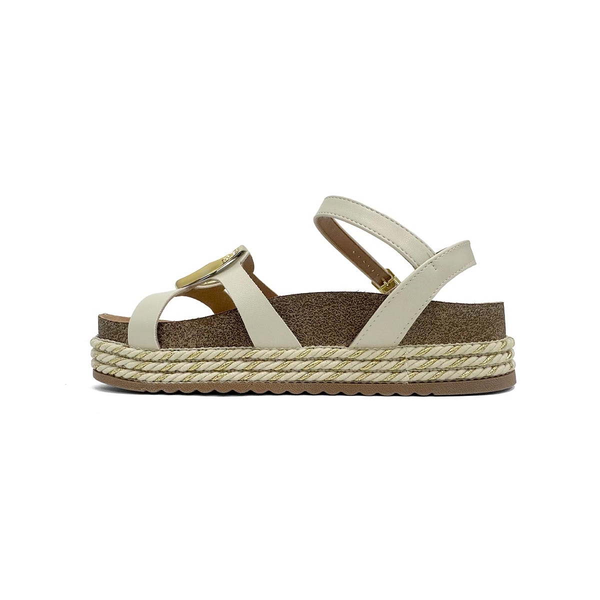 Sandália Beira Rio Papete Flatform 8546.207 Branco Off