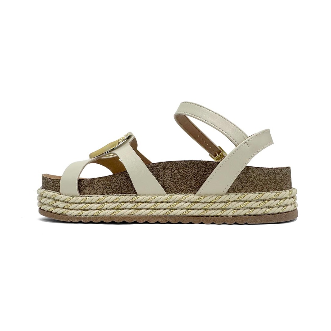 Sandália Beira Rio Papete Flatform 8546.207 Branco Off Sandália Beira Rio Papete Flatform 8546.207 Branco Off