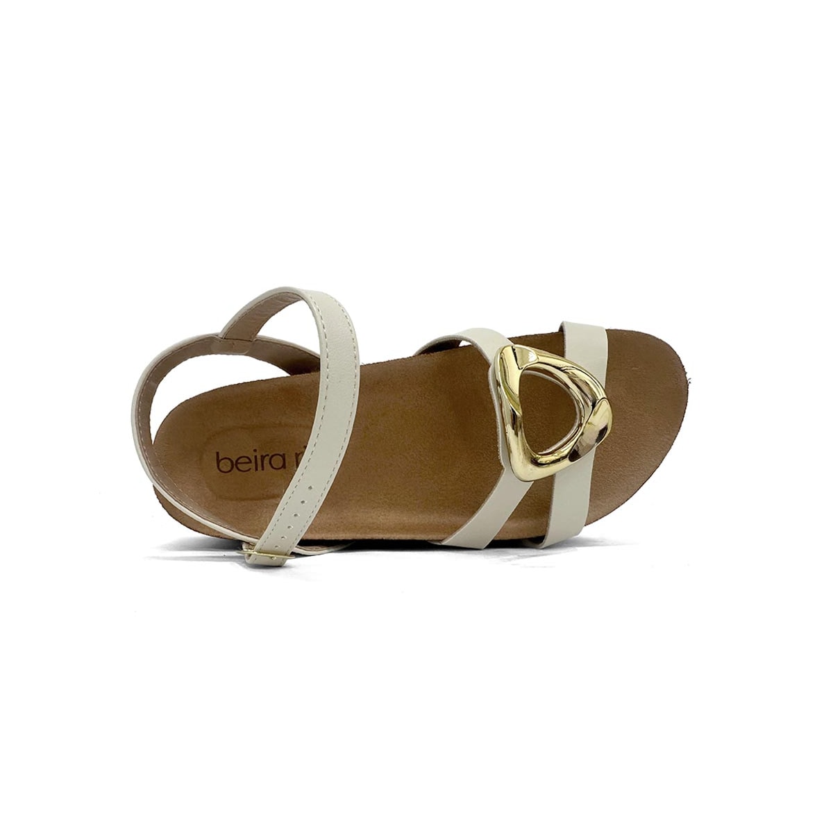Sandália Beira Rio Papete Flatform 8546.207 Branco Off