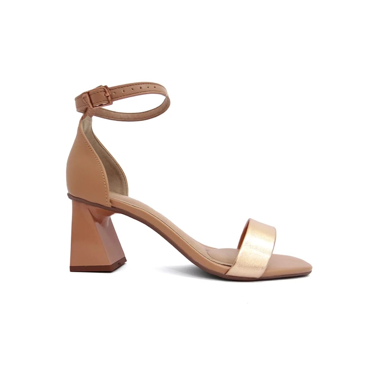 Sandália Beira Rio Salto Bloco 8471.103 Sandália Beira Rio Salto Bloco 8471.103