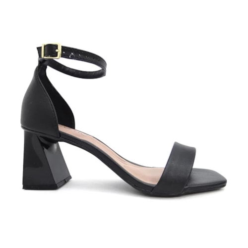 Detalhe - Sandália Beira Rio Salto Bloco 8471.103 Preto