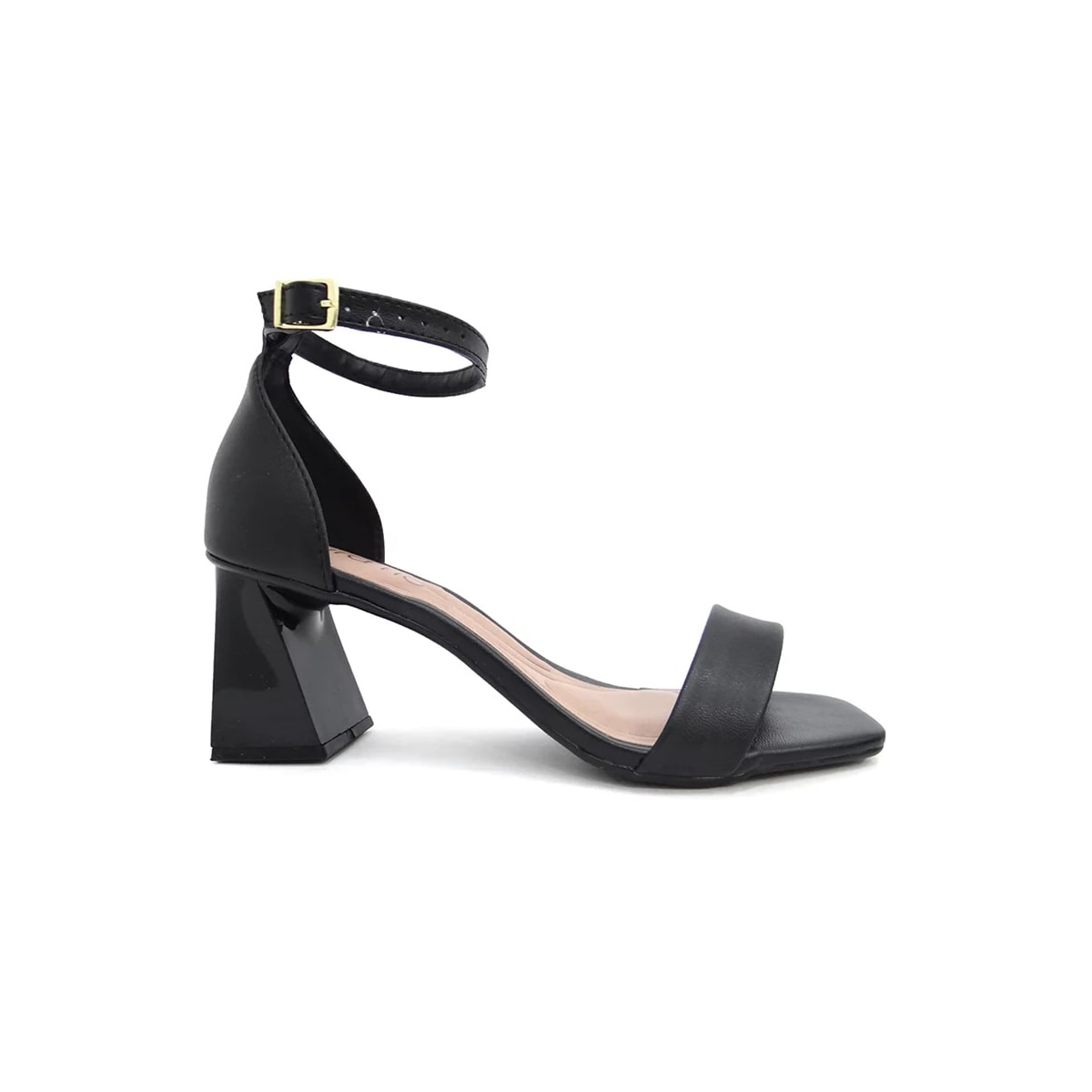 Sandália Beira Rio Salto Bloco 8471.103 Preto Sandália Beira Rio Salto Bloco 8471.103 Preto