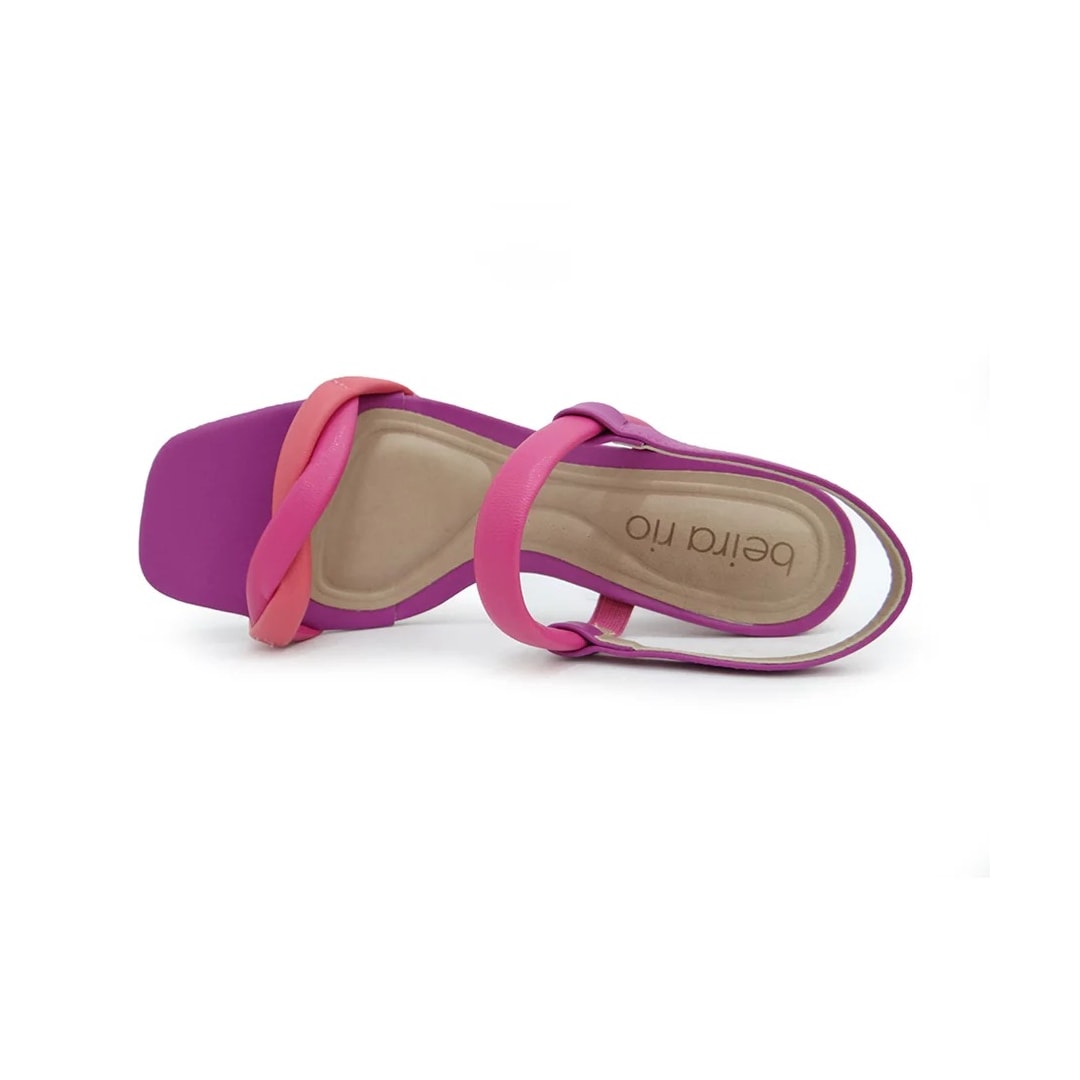 Sandália Beira Rio Salto Bloco 8471.106 Pink/Coral/Fucsia Sandália Beira Rio Salto Bloco 8471.106 Pink/Coral/Fucsia