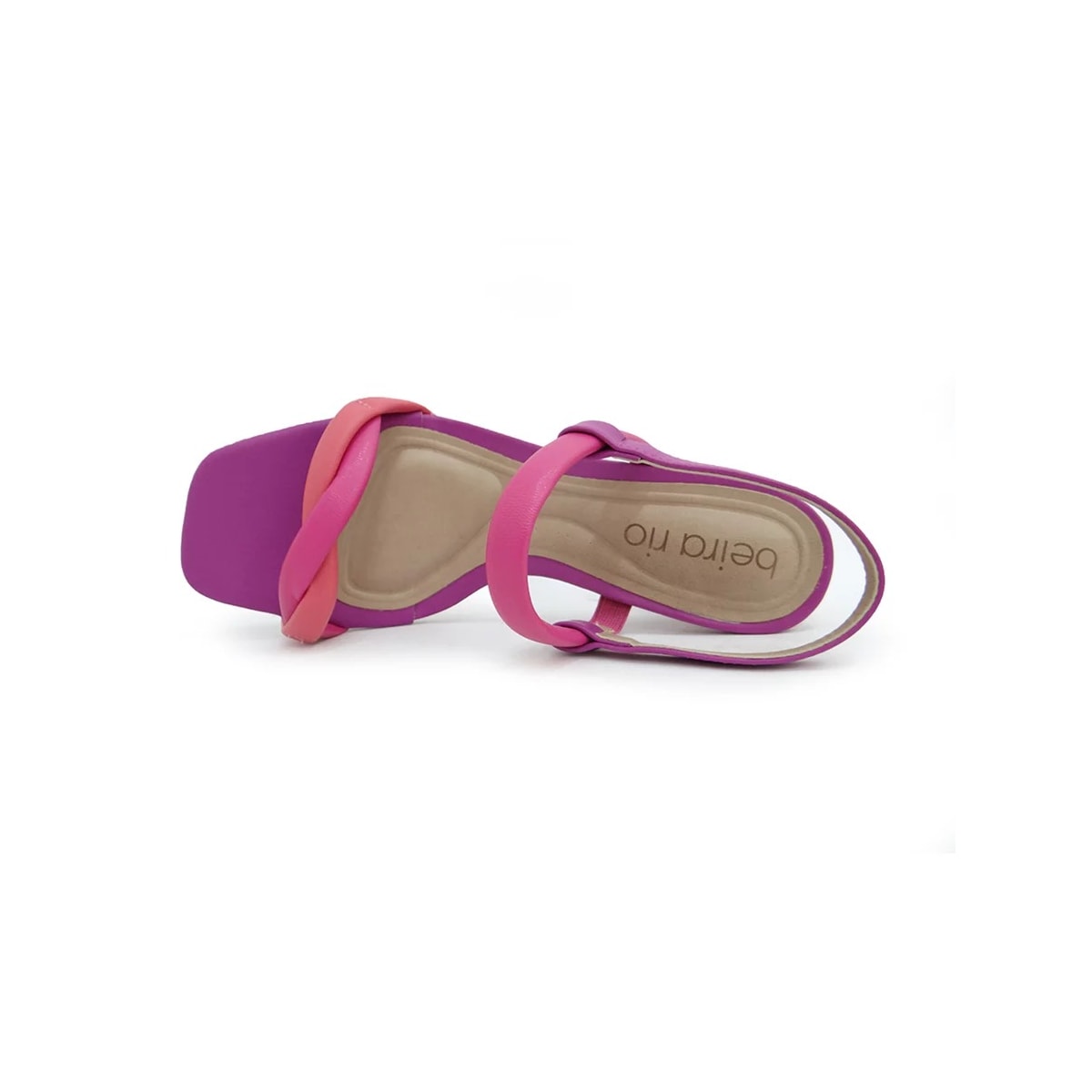 Sandália Beira Rio Salto Bloco 8471.106 Pink/Coral/Fucsia Sandália Beira Rio Salto Bloco 8471.106 Pink/Coral/Fucsia