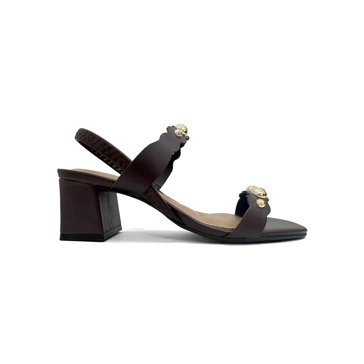 Sandália Beira Rio Salto Bloco 8536.104 Cacau