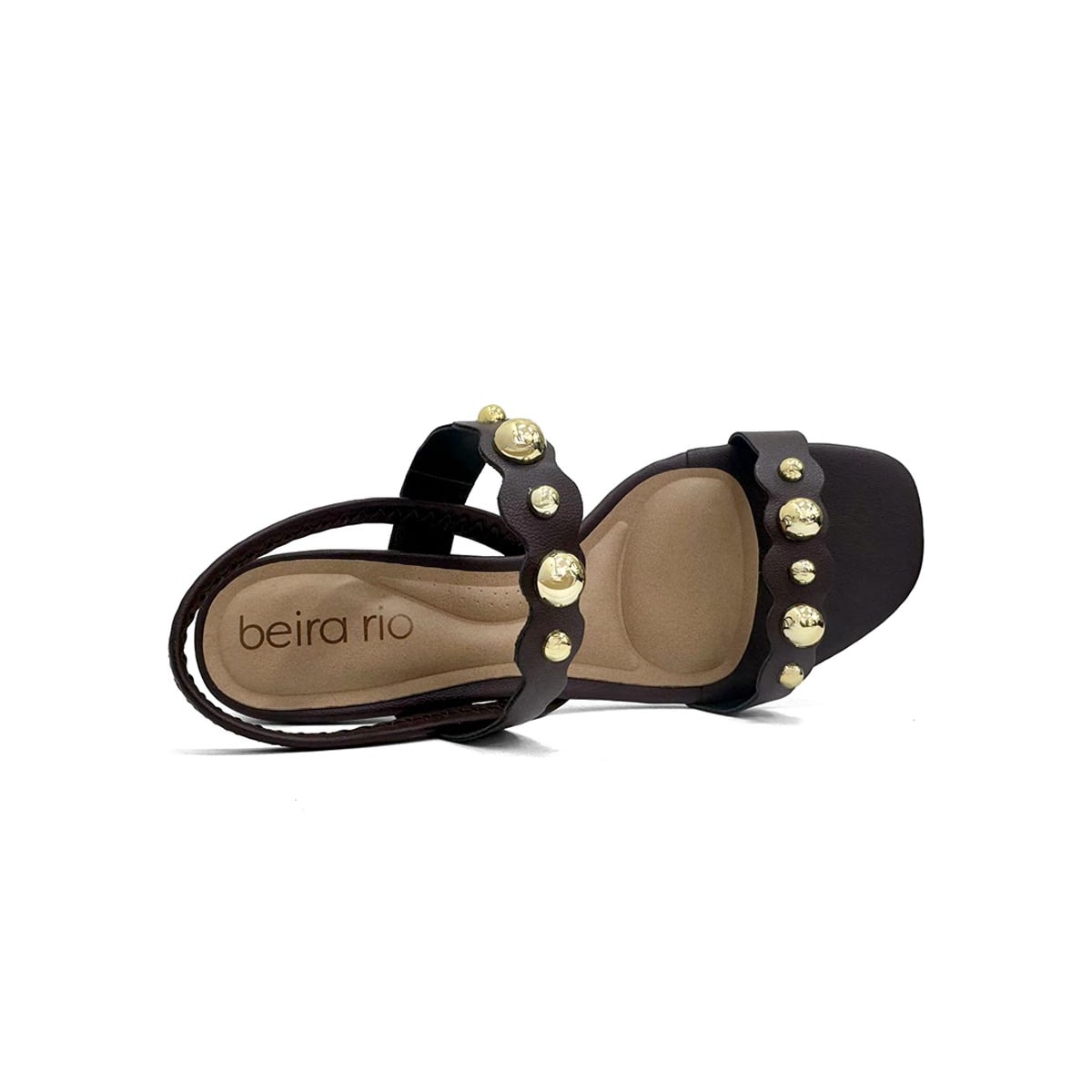 Sandália Beira Rio Salto Bloco 8536.104 Cacau Sandália Beira Rio Salto Bloco 8536.104 Cacau