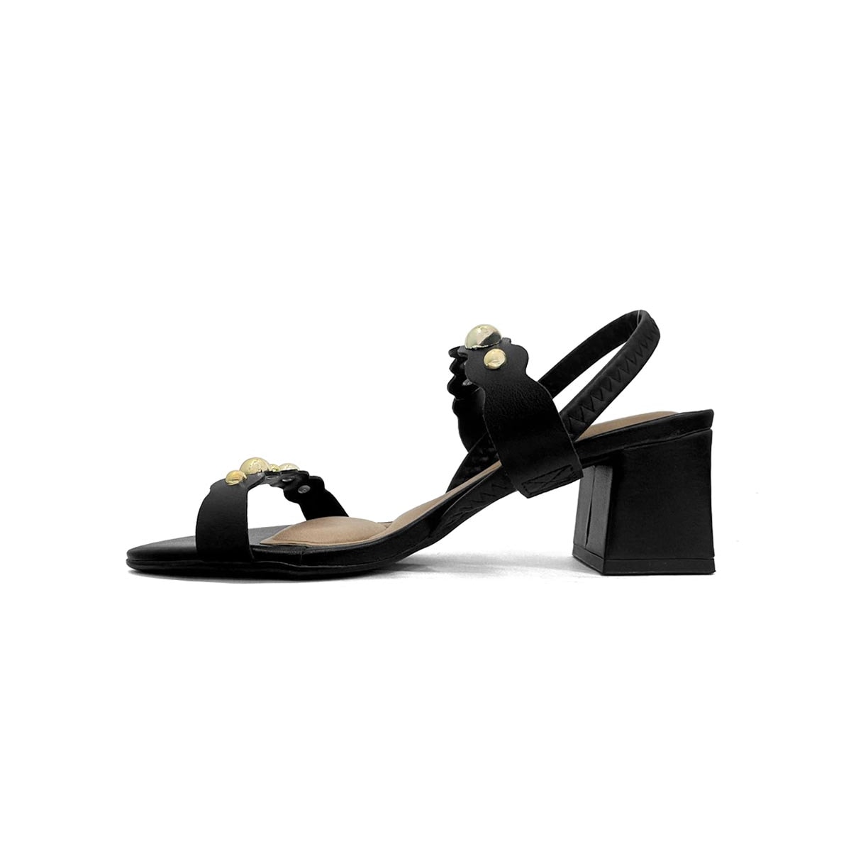 Sandália Beira Rio Salto Bloco 8536.104 Preto Sandália Beira Rio Salto Bloco 8536.104 Preto