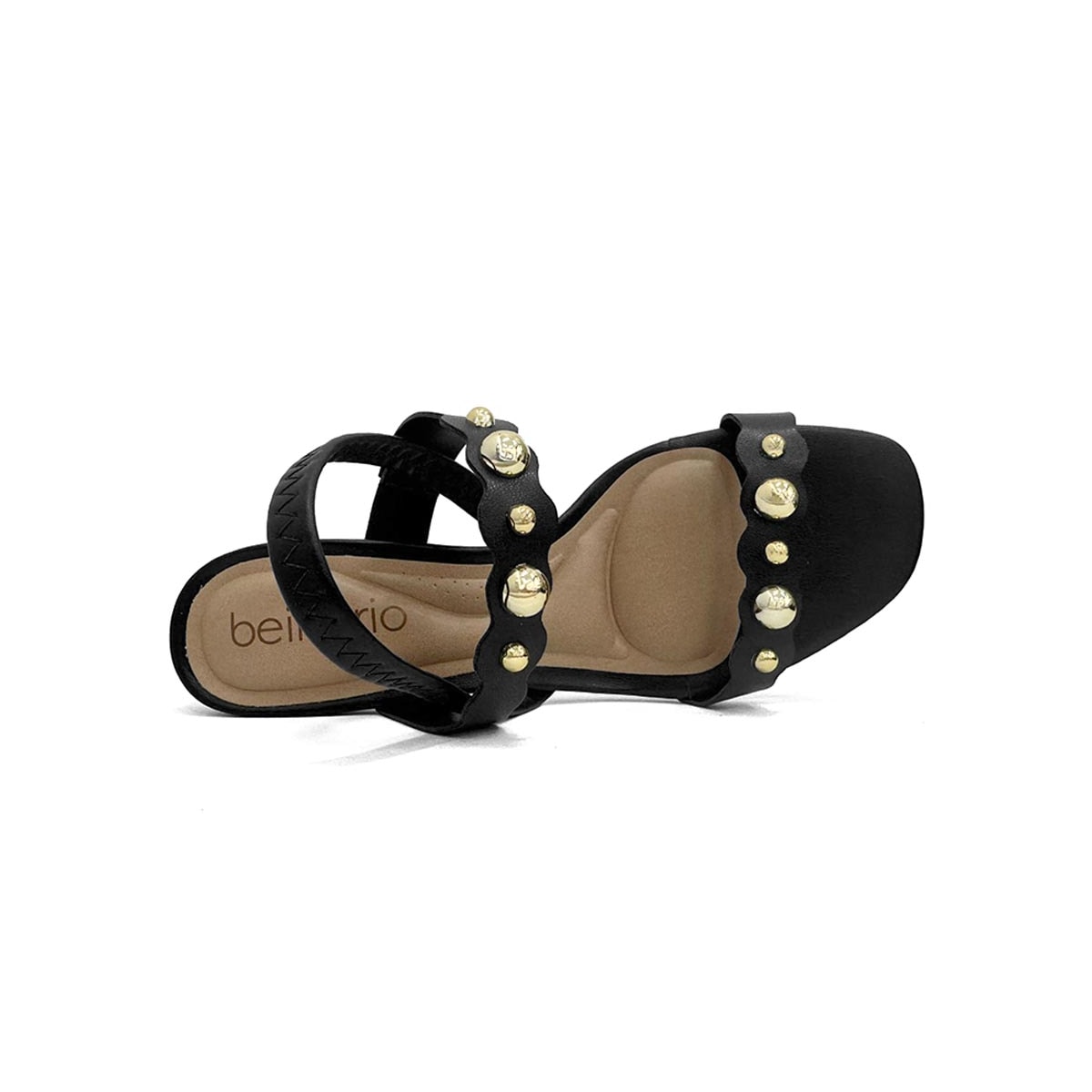 Sandália Beira Rio Salto Bloco 8536.104 Preto Sandália Beira Rio Salto Bloco 8536.104 Preto