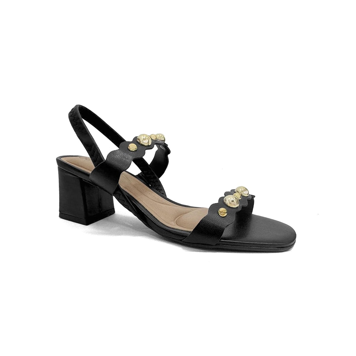 Sandália Beira Rio Salto Bloco 8536.104 Preto Sandália Beira Rio Salto Bloco 8536.104 Preto