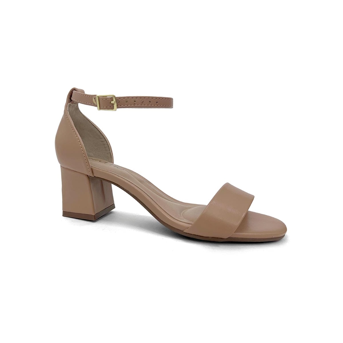 Sandália Beira Rio Salto Bloco 8536.106 Nude Sandália Beira Rio Salto Bloco 8536.106 Nude