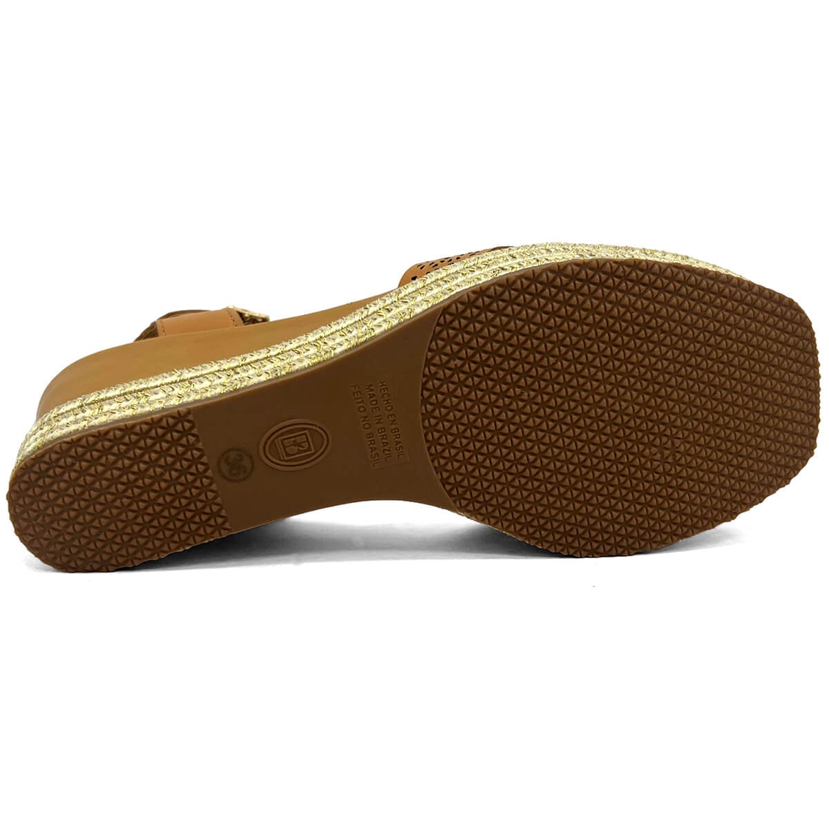 Sandália Bottero Anabela De Couro 365903 Natural Sandália Bottero Anabela De Couro 365903 Natural