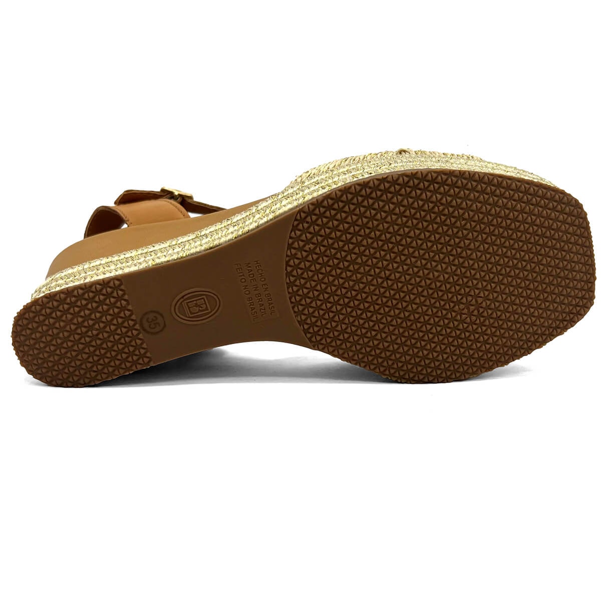 Sandália Bottero Anabela De Couro 365905 Natural Sandália Bottero Anabela De Couro 365905 Natural