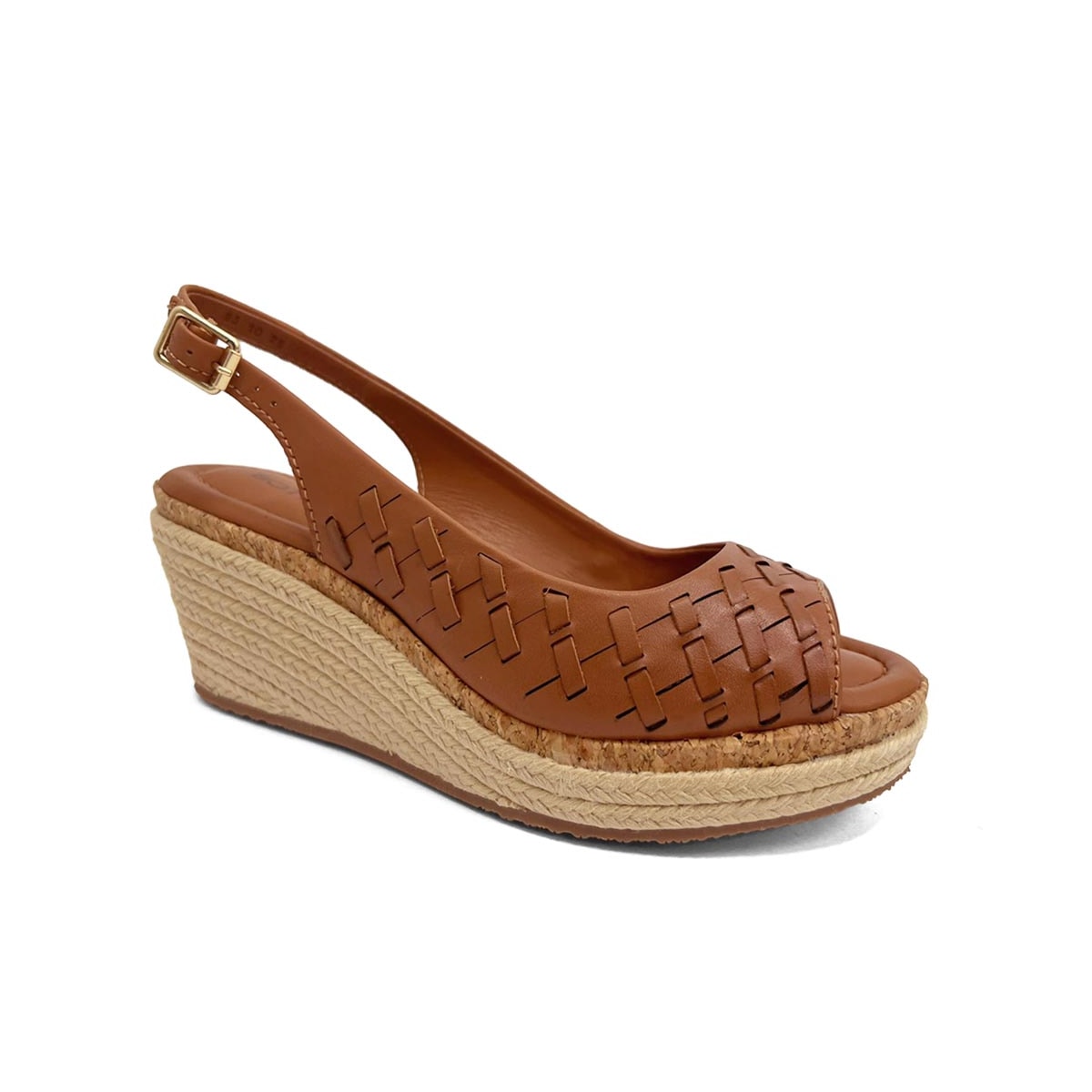 Sandália Bottero Anabela De Couro 372843 Caramelo Sandália Bottero Anabela De Couro 372843 Caramelo
