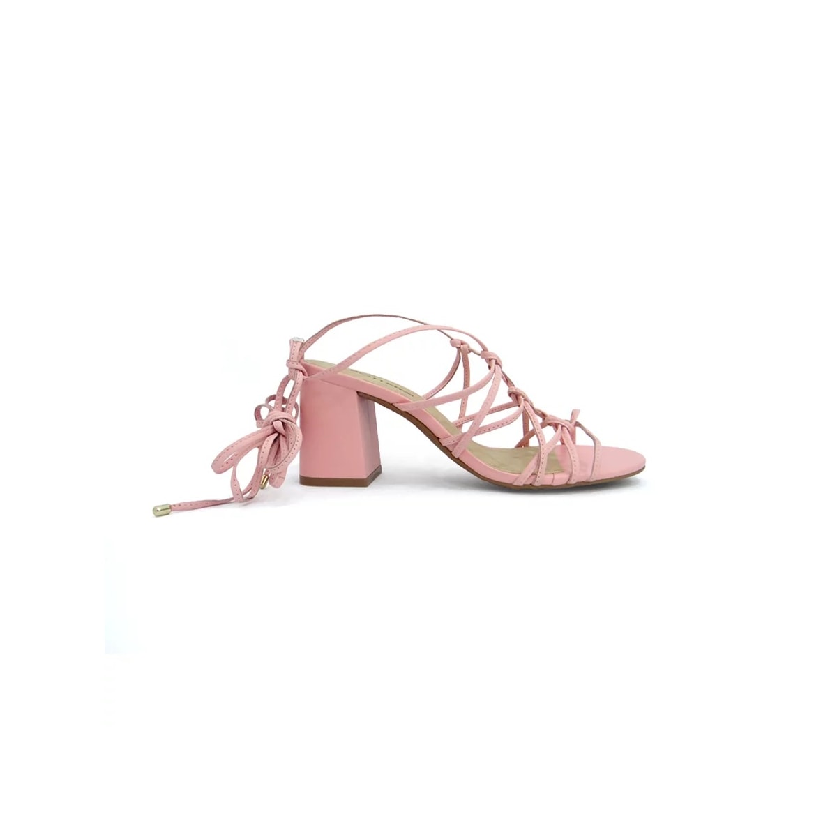 Sandália Bottero Couro Salto Bloco 341804 Rosa Pastel Sandália Bottero Couro Salto Bloco 341804 Rosa Pastel