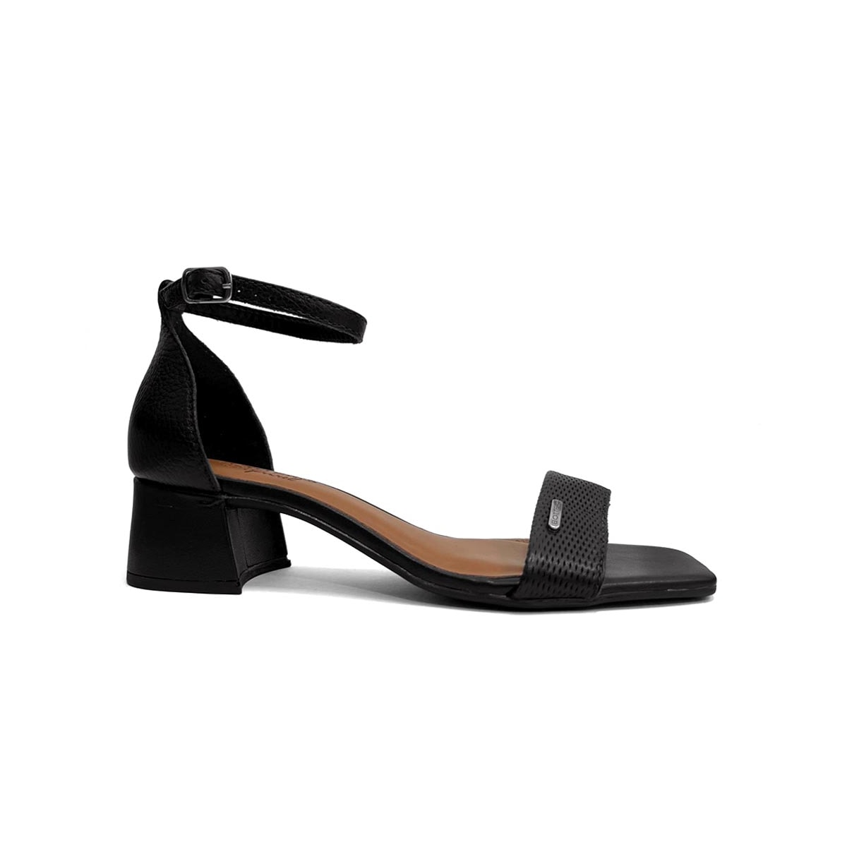 Sandália Bottero Feminina Salto Bloco Couro 374001 Preto Sandália Bottero Feminina Salto Bloco Couro 374001 Preto