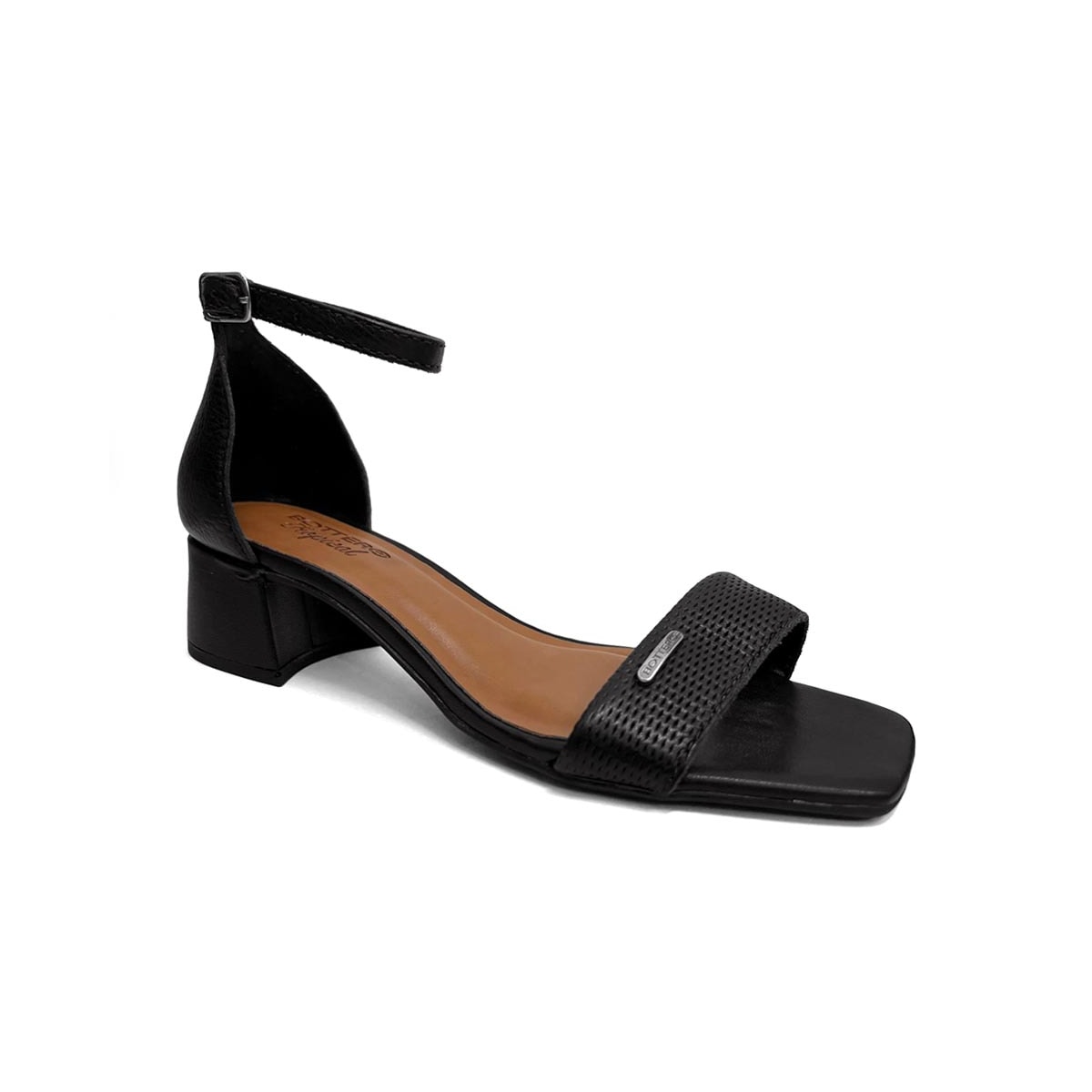 Sandália Bottero Feminina Salto Bloco Couro 374001 Preto Sandália Bottero Feminina Salto Bloco Couro 374001 Preto