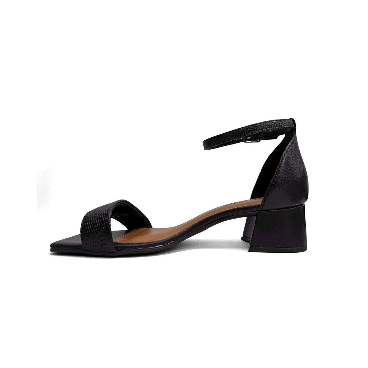 Sandália Bottero Feminina Salto Bloco Couro 374001 Preto Sandália Bottero Feminina Salto Bloco Couro 374001 Preto