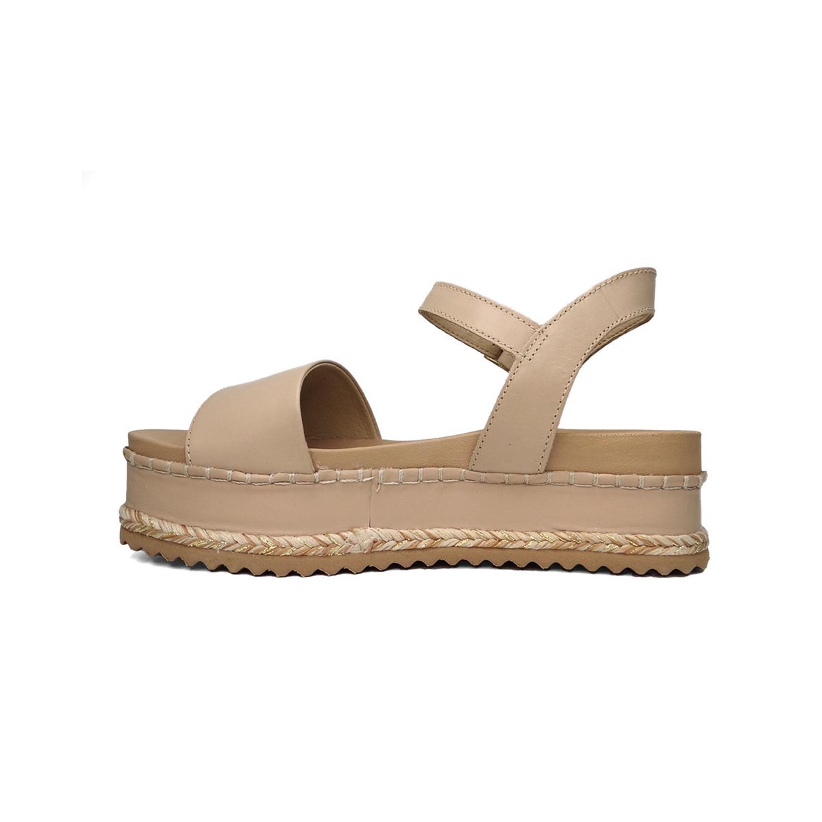 Sandália Bottero Flatform Anabela Couro 355521 Brown Sugar Sandália Bottero Flatform Anabela Couro 355521 Brown Sugar