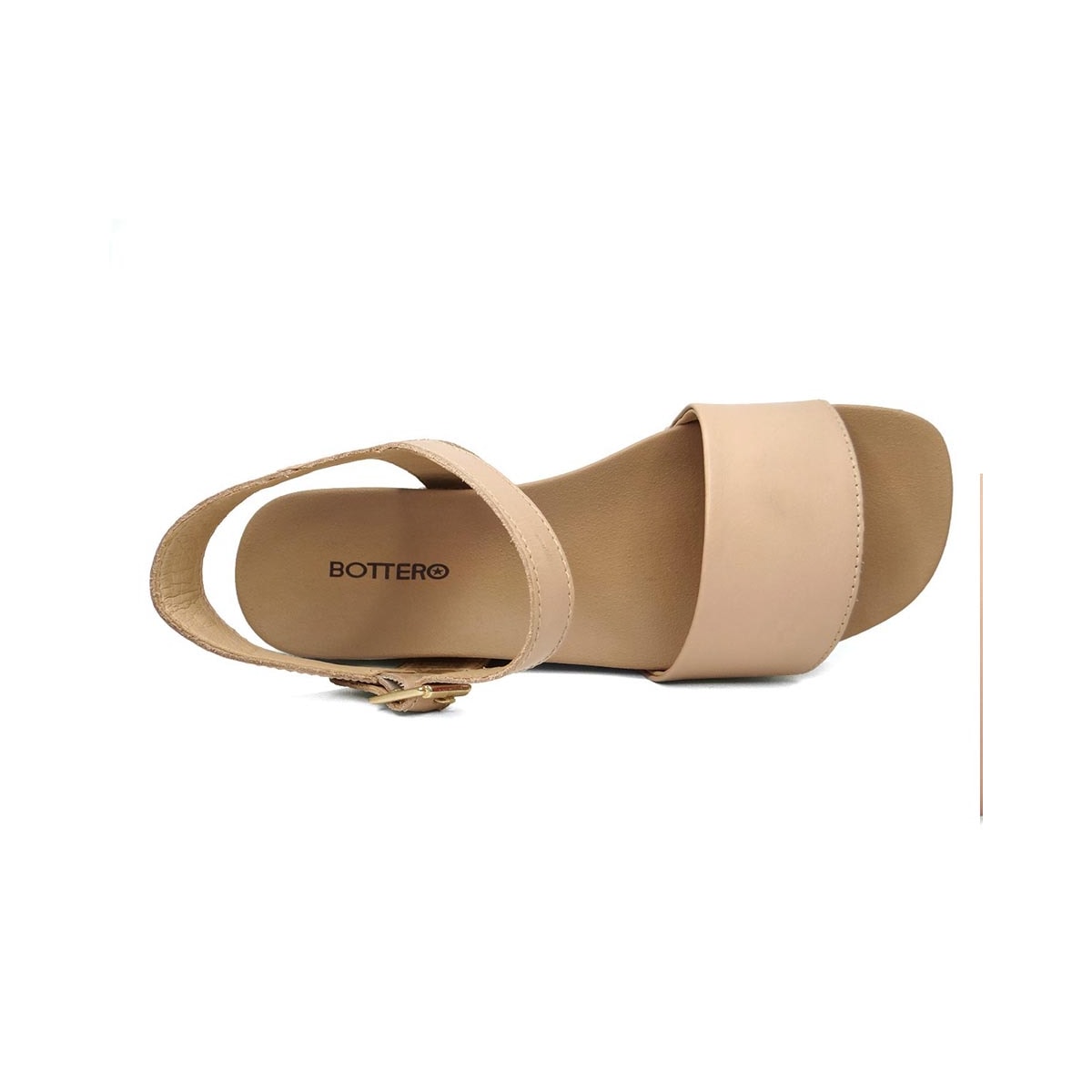Sandália Bottero Flatform Anabela Couro 355521 Brown Sugar Sandália Bottero Flatform Anabela Couro 355521 Brown Sugar