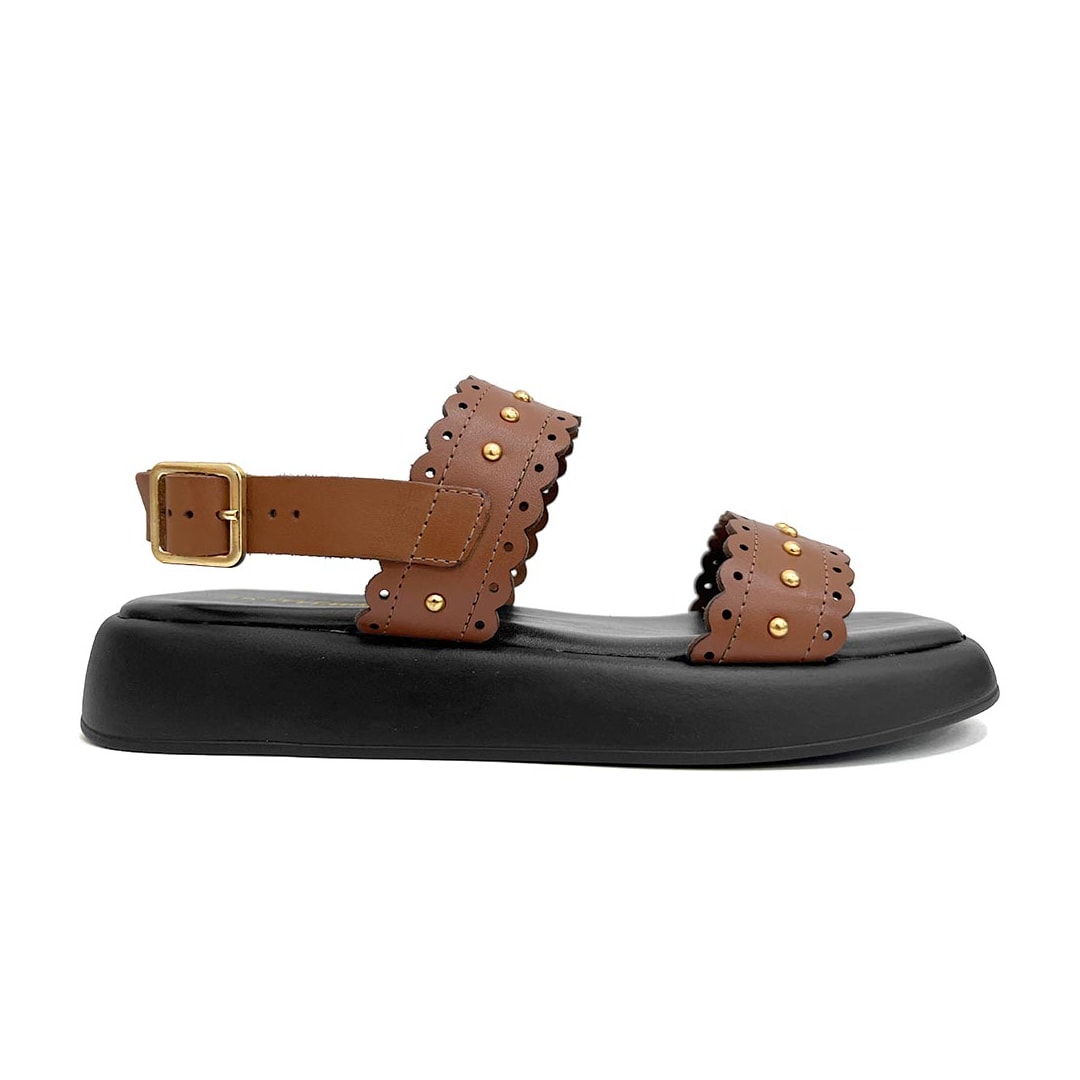 Sandália Bottero Papete Birken 366207 Conhaque