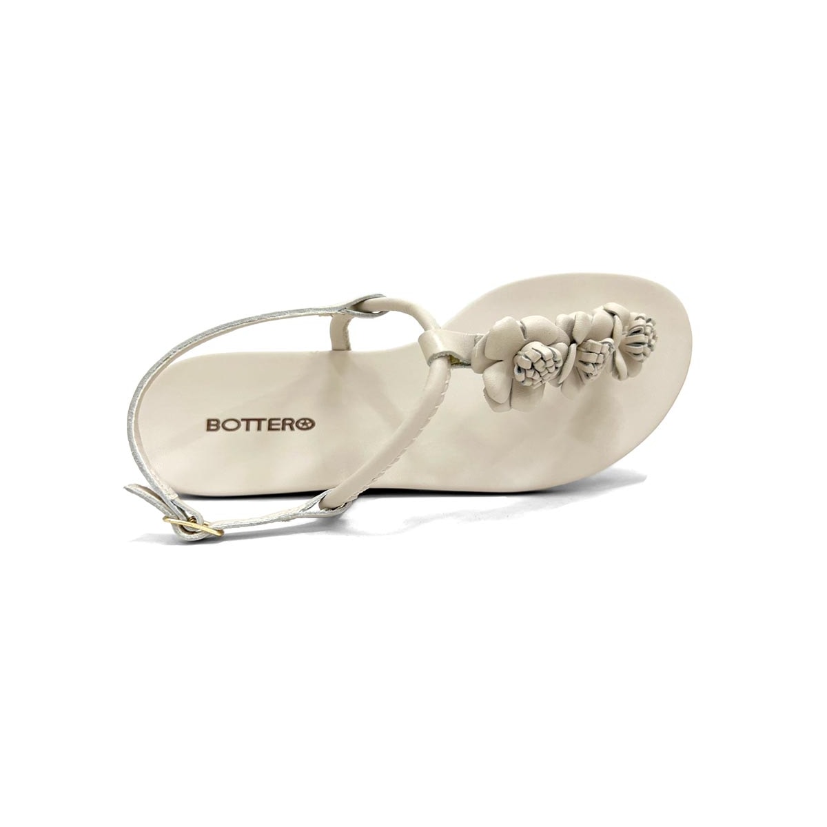 Sandália Bottero Rasteira De Couro 364101 Off White