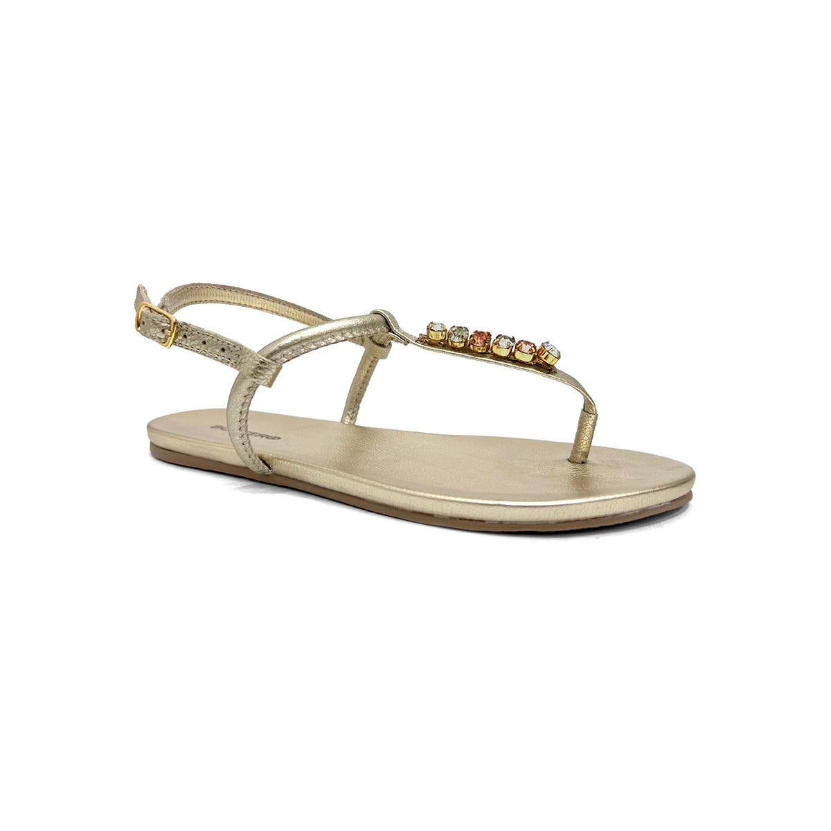 Sándalia Bottero Rasteira De Couro 364107 Dourado Sándalia Bottero Rasteira De Couro 364107 Dourado