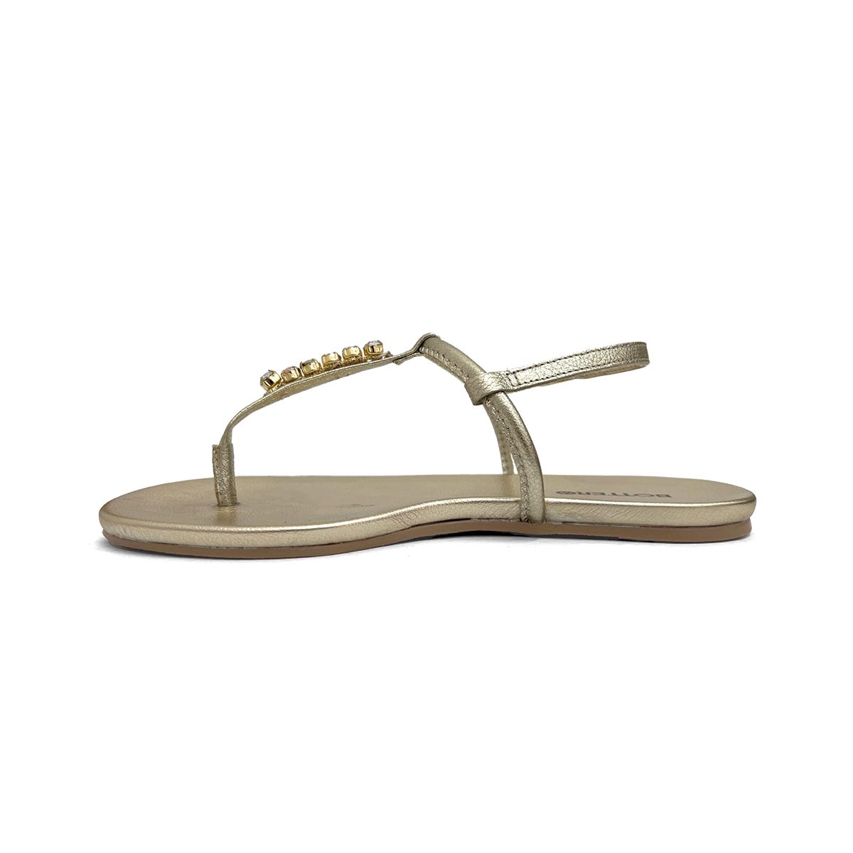 Sándalia Bottero Rasteira De Couro 364107 Dourado Sándalia Bottero Rasteira De Couro 364107 Dourado