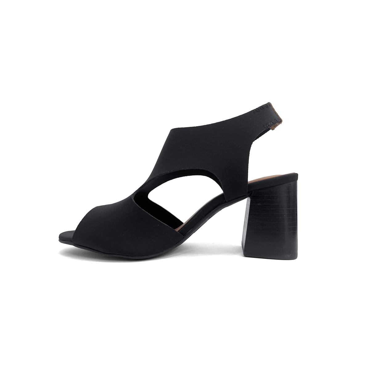 Sandália Bottero Salto Bloco 375701 Preto