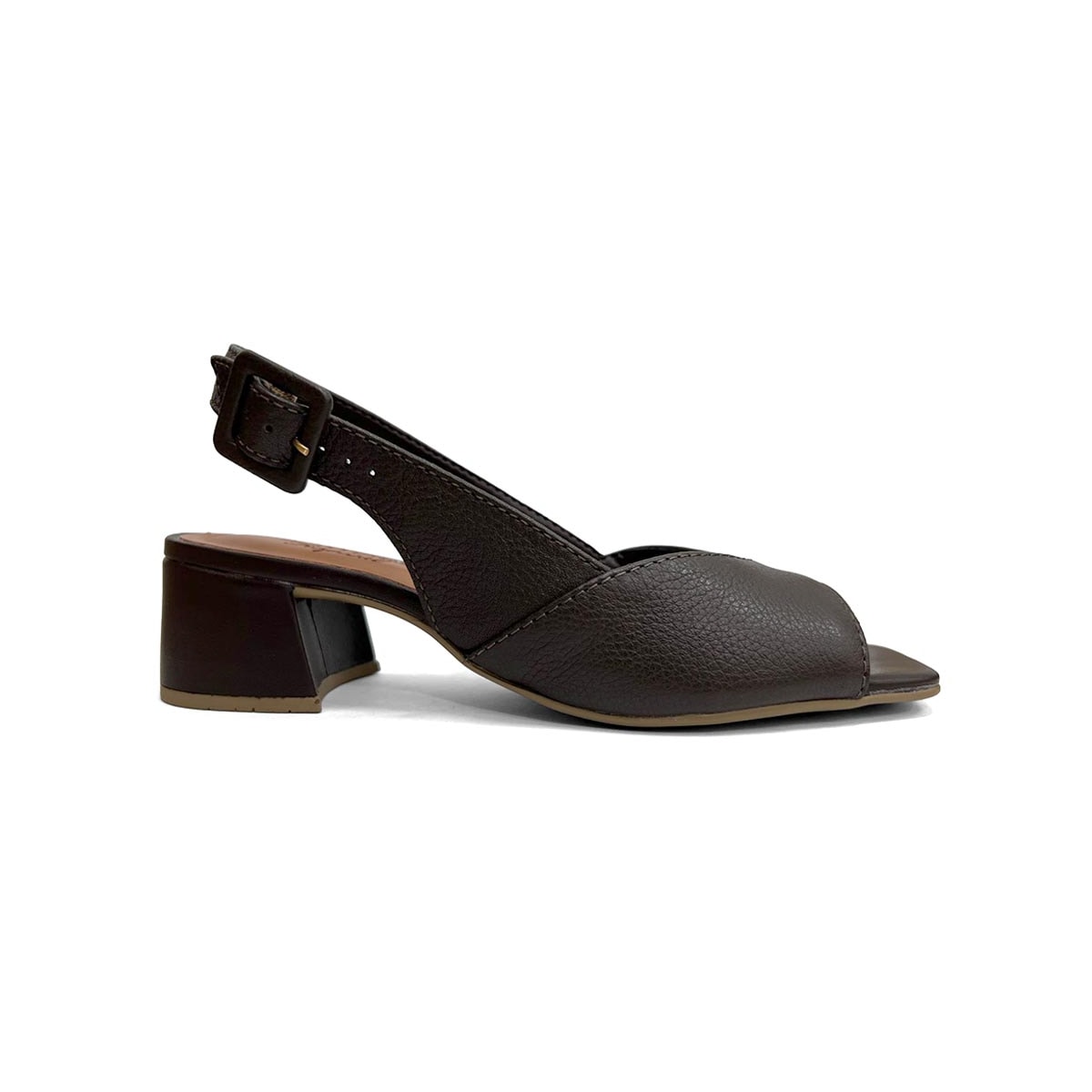 Sandália Bottero Salto Bloco Couro 374004 Marrom Sandália Bottero Salto Bloco Couro 374004 Marrom