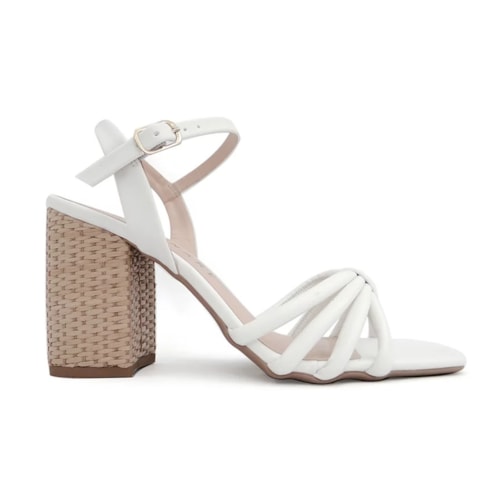 Sandalia Camminare Feminina Salto 6538.15594 Branco