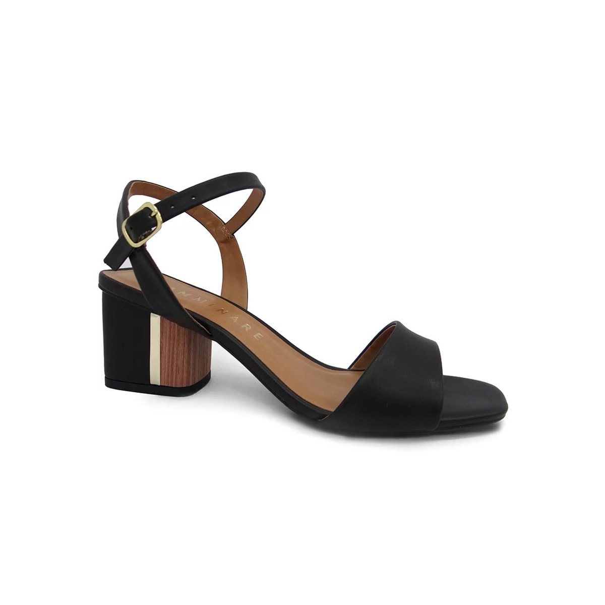 Sandália Camminare Salto 6501.15474 Preto Sandália Camminare Salto 6501.15474 Preto