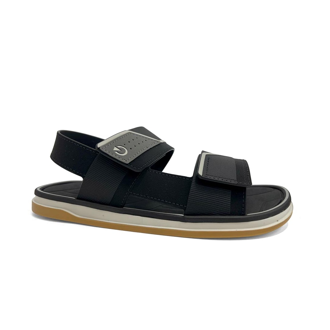 Sandália Cartago Masculina Malaga Sport 12630 Cinza/Preto