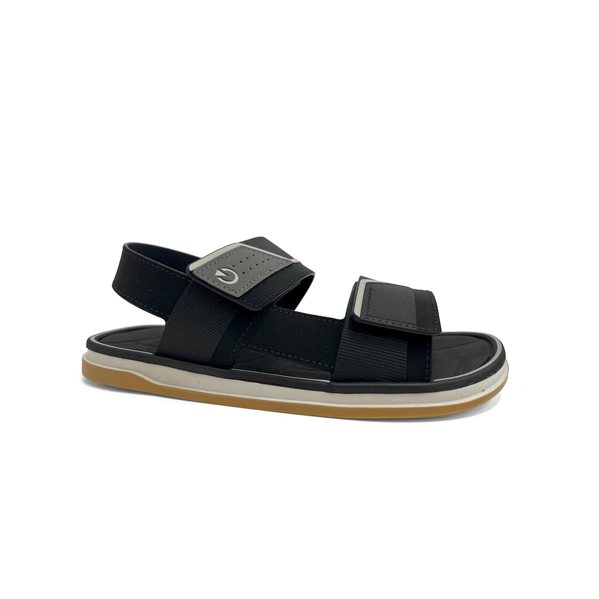 Sandália Cartago Masculina Malaga Sport 12630 Cinza/Preto