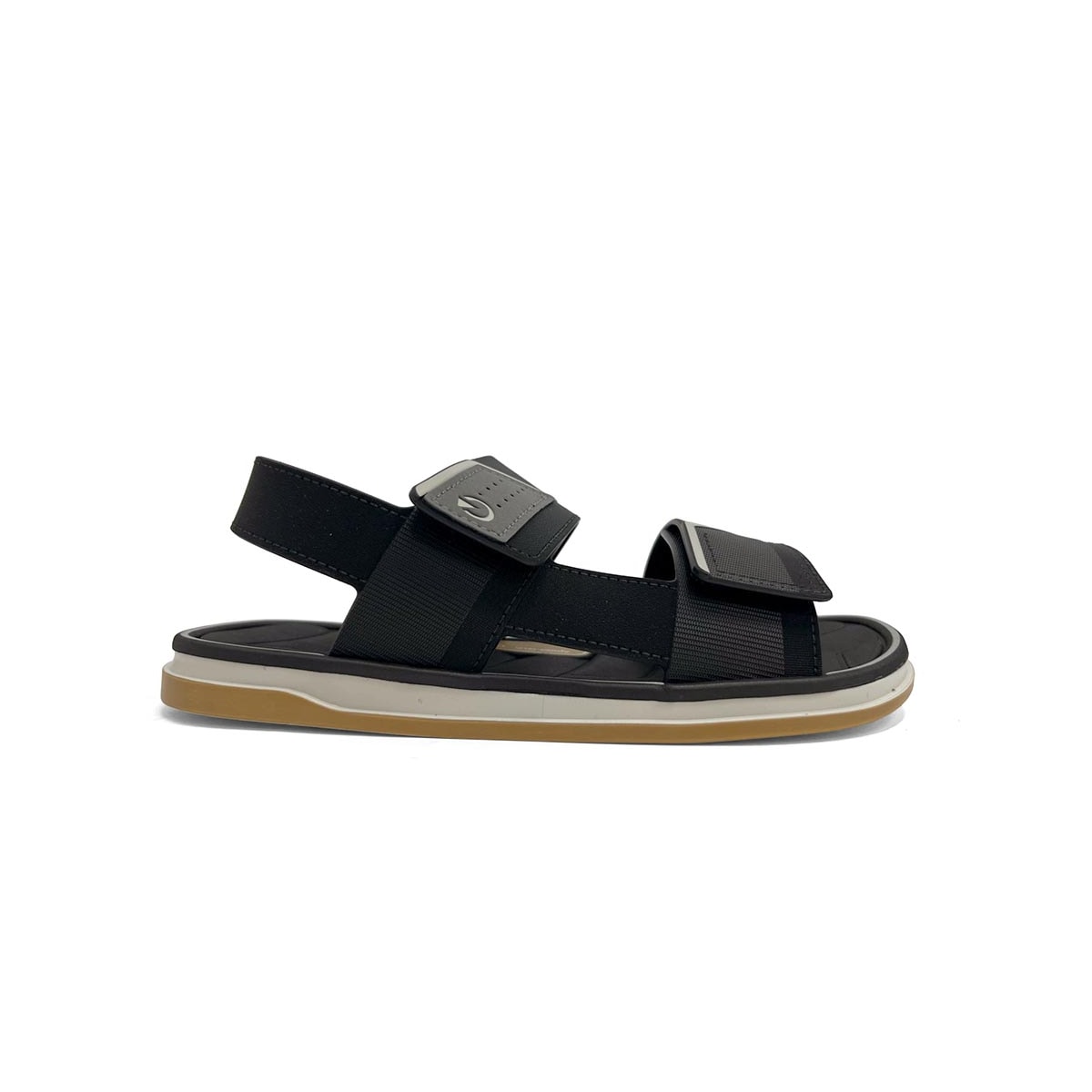 Sandália Cartago Masculina Malaga Sport 12630 Cinza/Preto