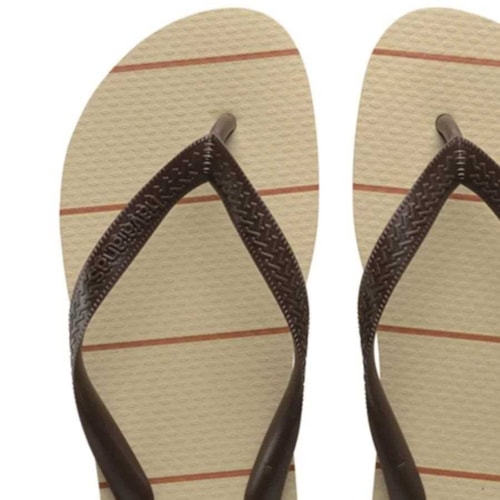 Detalhe - Sandália Chinelo Havaianas Color Essentia Areia