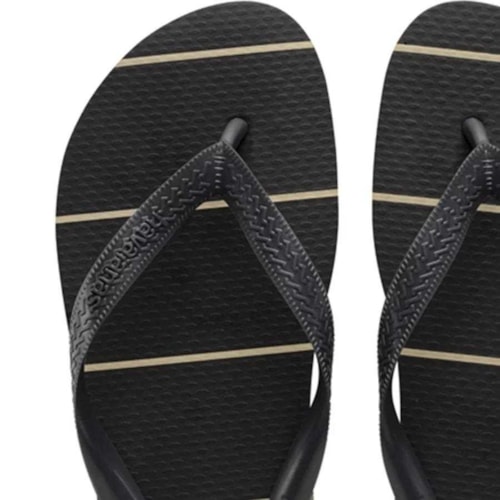 Detalhe - Sandália Chinelo Havaianas Color Essentia Preto