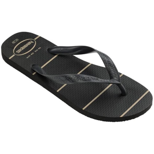 Detalhe - Sandália Chinelo Havaianas Color Essentia Preto