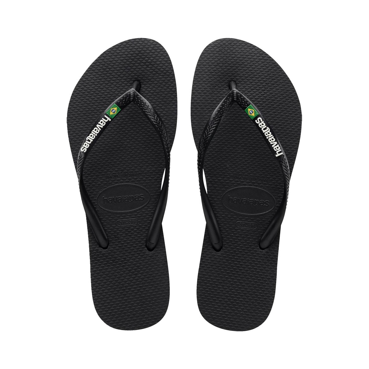 Sandália Chinelo Havaianas Slim Brasil Preto Sandália Chinelo Havaianas Slim Brasil Preto