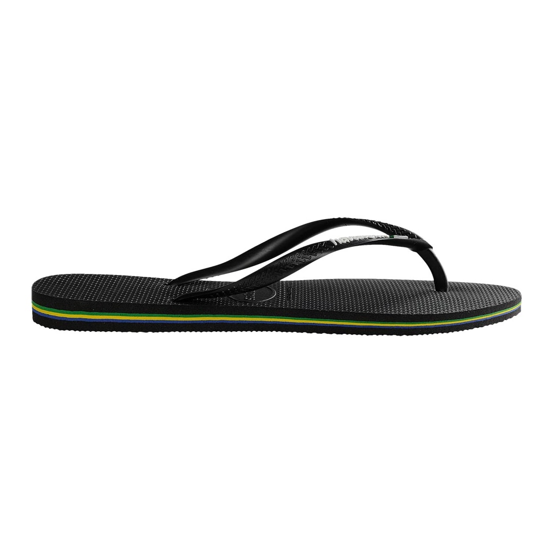 Sandália Chinelo Havaianas Slim Brasil Preto