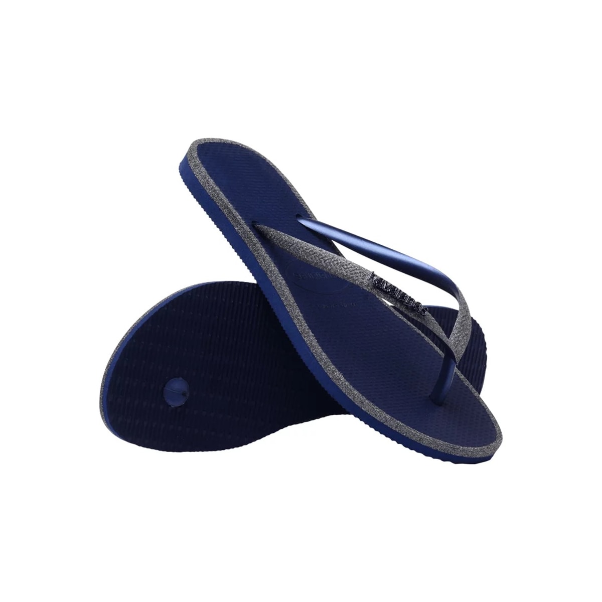 Sandália Chinelo Havaianas Slim Glitter Contour Marinho Sandália Chinelo Havaianas Slim Glitter Contour Marinho