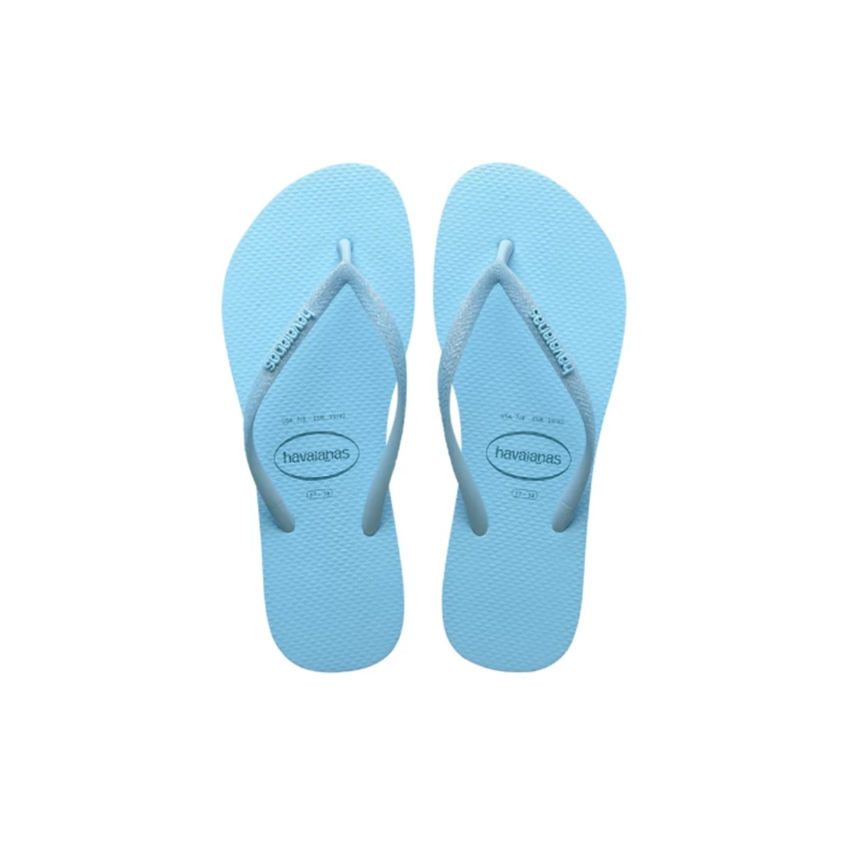 Sandália Chinelo Havaianas Slim Glitter Neon Azul Water Sandália Chinelo Havaianas Slim Glitter Neon Azul Water