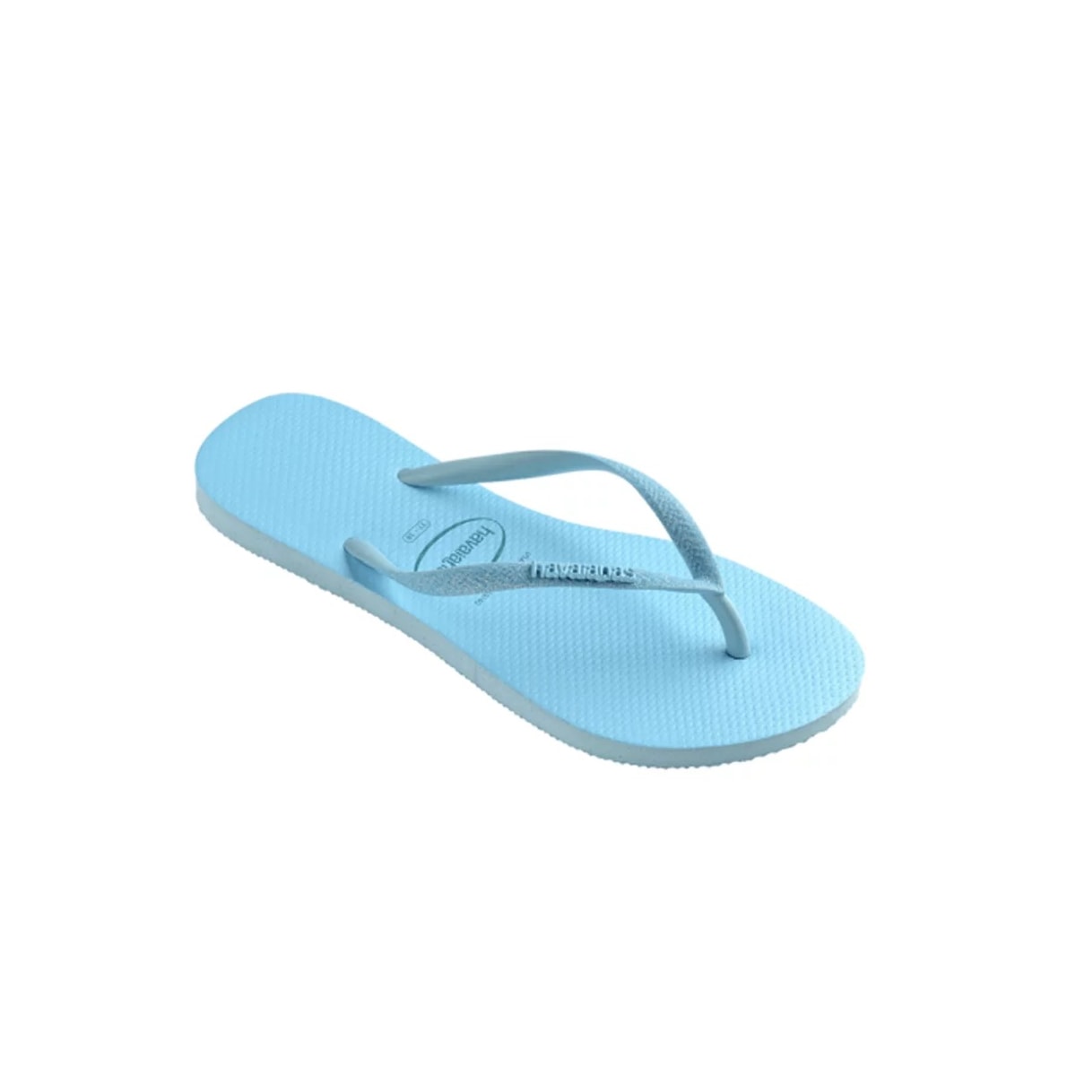 Sandália Chinelo Havaianas Slim Glitter Neon Azul Water